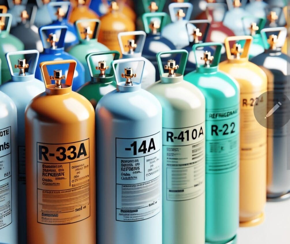 Refrigerants Freon used for ACs for optimal performance